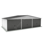 Garaż dwuspadowy Premium dwie bramy 6m x 6m