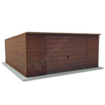 Garaż spad do tyłu 4m x 5m