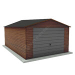 Garaż dwuspadowy Premium 4m x 6m