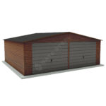 Garaż dwuspadowy Premium 7m x 6m