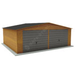 Garaż dwuspadowy Premium 7m x 7m