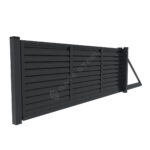 Garaż dwuspadowy Premium z wiatą 7m x 5m