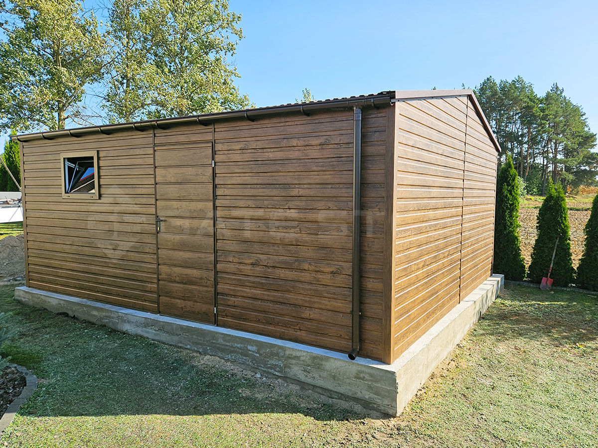 Garaż dwuspadowy Premium 4m x 7m