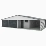 Garaż dwuspadowy z pomieszczeniem gospodarczym, 9m x 6m