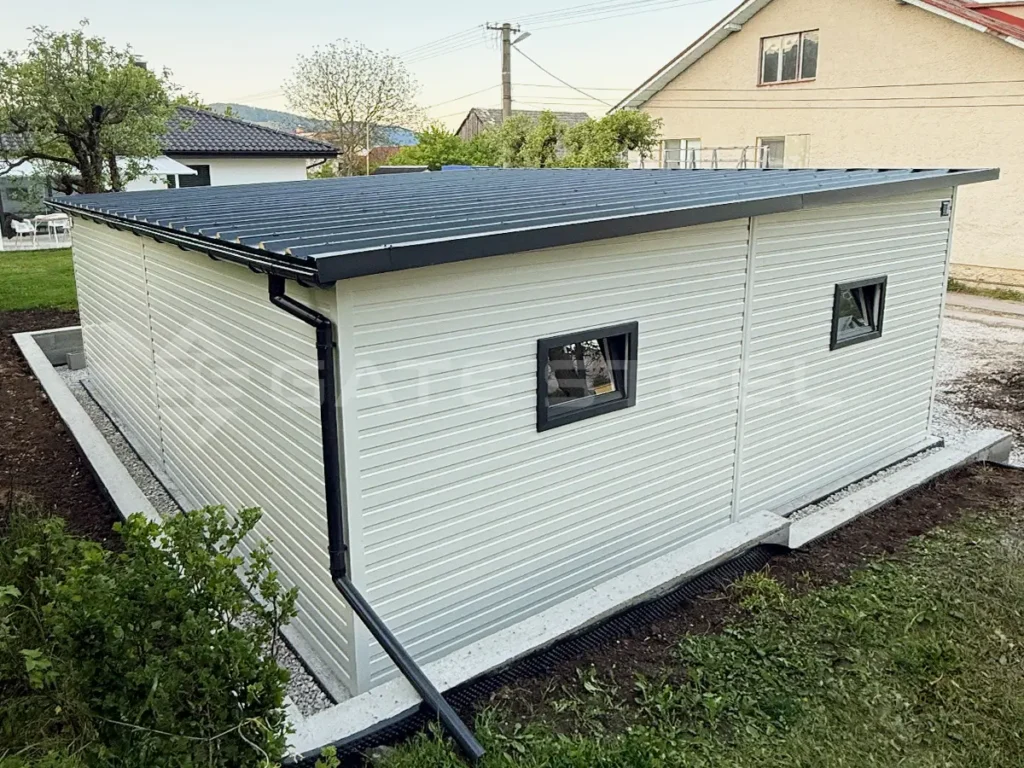 Garaż Premium 4m x 7m ze spadem do tyłu