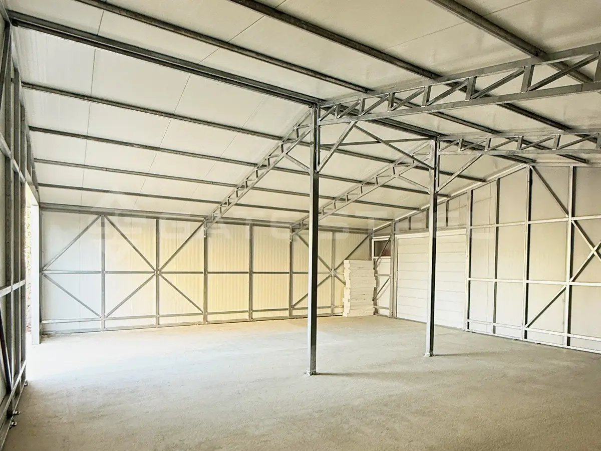Garaż Premium Dwuspadowy 6m x 5,5m Garaż Premium Dwuspadowy 6m x 5,5m