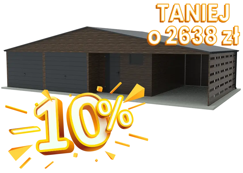 Garaż z pomieszczeniem gospodarczym